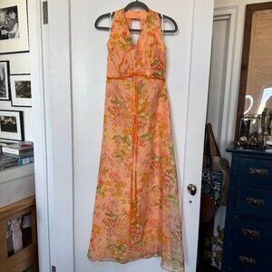 Orange Bridesmaid Dress